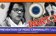 Prevention of pedo-criminality – Carine Hutsebaut – Part 2 (English)